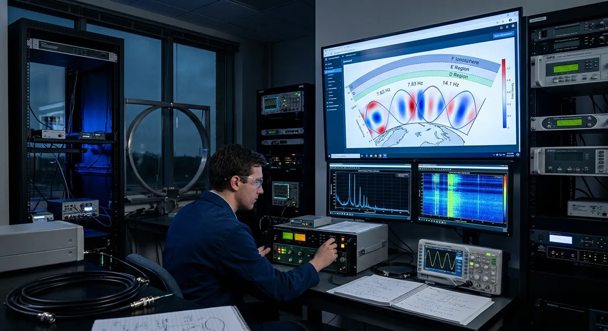 The Physics of Standing Electromagnetic Waves in the Earth-Ionosphere Cavity