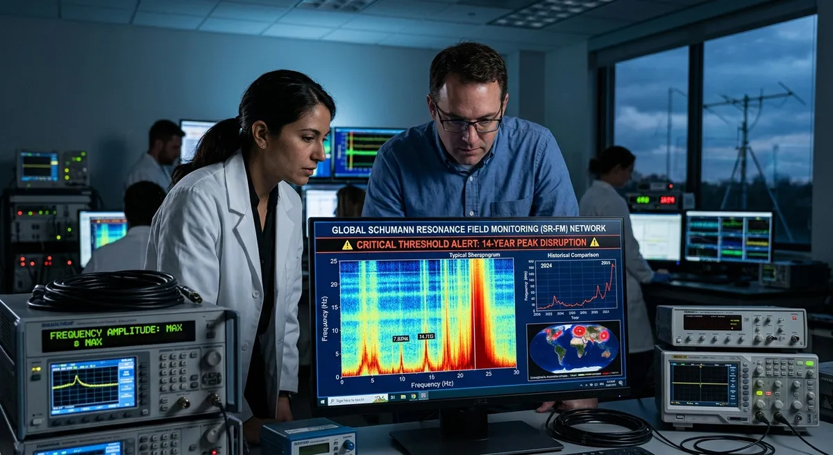 14-Year High Recorded: Schumann Resonance Disruption Reaches Critical Threshold