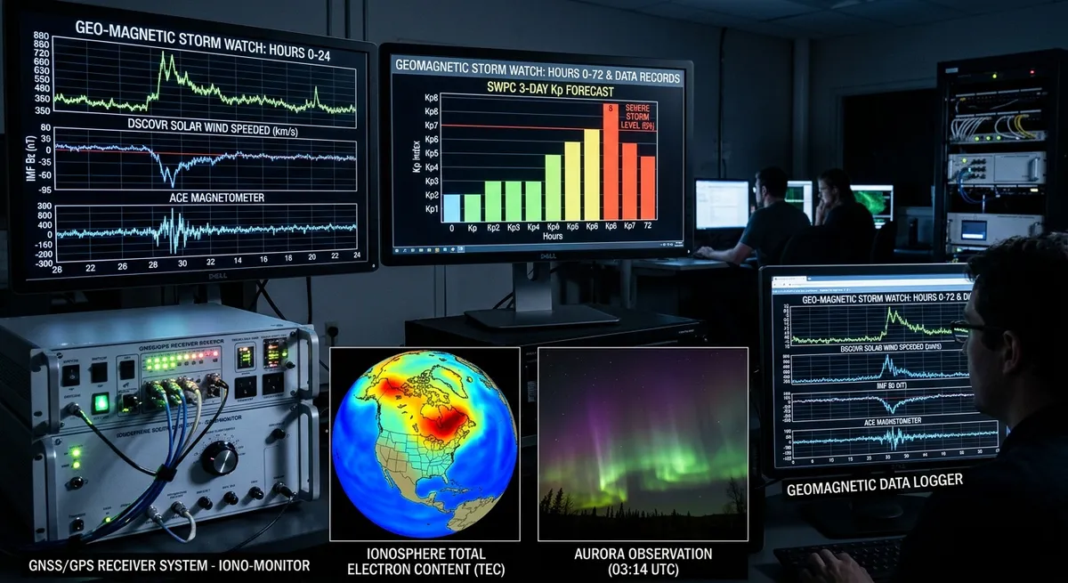 Geomagnetic Storm Watch: Hours 0-72 and What the Data Records — Updated Analysis