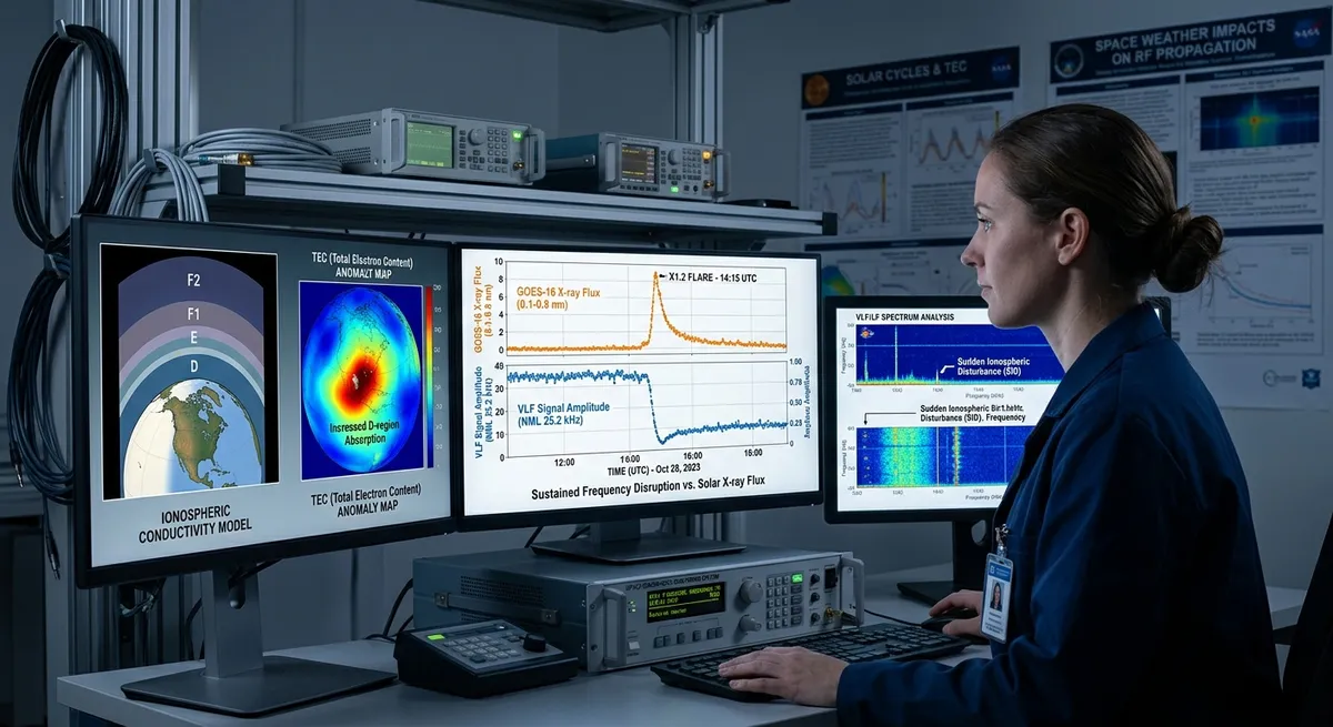X-Class Solar Storm Coincides with Sustained Frequency Disruption: Correlation Analysis